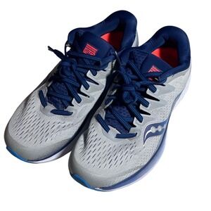 Saucony Mens S20514 1 Running Shoes Gray Blue Red Size 8 EVERUN ISO‎